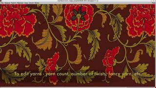 ArahWeave jacquard design in 5 minutes [upl. by Schacker]