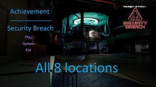 FNAF Security Breach All 8 Badge location [upl. by Oniliuqnart]