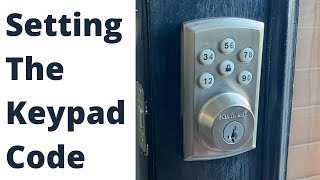 Kwikset Smartcode 888  How To Program The Keypad [upl. by Leyes]