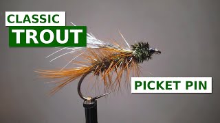 Fly Tying a Picket Pin Classic Wet Fly Pattern [upl. by Diet]