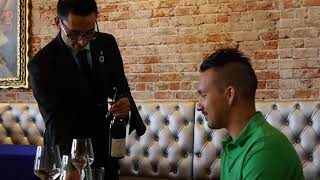 Sommeliers Teach Proper bottle service quotSparkling and Still Winequot [upl. by Cordier]