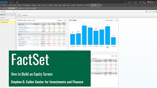 Introduction to Screening in FactSet [upl. by Morey]