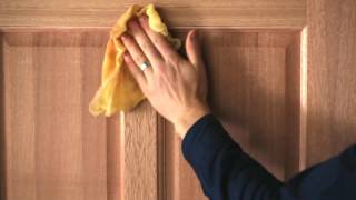 How to stain and varnish a timber door interior or exterior [upl. by Nivets]