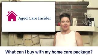 quotWhat can I buy with my home care packagequot [upl. by Lednar]