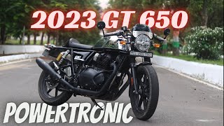 2023 GT 650 with Powertronic  Loud Exhaust [upl. by Marella]