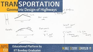 Geometric Design of Highways  Transportation [upl. by Justine]