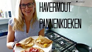 Gezonde Havermoutpannenkoeken [upl. by Atinyl]