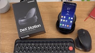 Samsung DeX Unboxing and Demo Galaxy S8 Desktop Dock [upl. by Emmanuel]