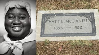 FAMOUS GRAVE TOUR Actress Hattie McDaniels Grave At Angelus Rosedale Cemetery Los Angeles CA [upl. by Naved]