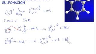 3 Benceno  Reacciones de halogenación nitración y sulfonación [upl. by Adams]