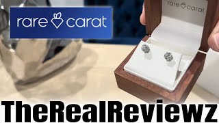 Rare Carat  Diamond Earrings Review [upl. by Rick]