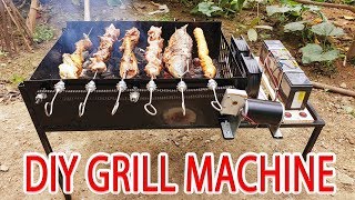 Build Grill Machine BBQ Grill At Home [upl. by Audrye]