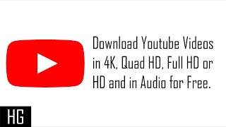 How to Download YouTube Videos in 4K Quad HD HD and Audio for Free Best And Easy Method [upl. by Ellehc]