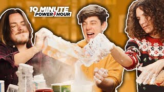 Making SLIME ft CrankGameplays  Ten Minute Power Hour [upl. by Annauj908]