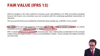 Fair value IFRS 13  ACCA Financial Reporting FR [upl. by Anelat]