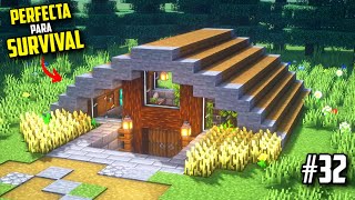 COMO HACER una CASA PERFECTA para SURVIVAL en MINECRAFT [upl. by Sophia402]