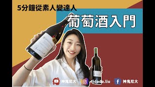 『葡萄酒入門』—5分鐘讓你從素人變達人｜酒鬼尼大｜ [upl. by Florie964]