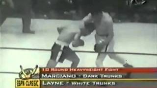 Rocky Marciano vs Rex Layne [upl. by Neelahtak]