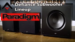 Paradigm Defiance Subwoofers Overview [upl. by Averi]