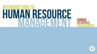 Introduction to Human Resource Management [upl. by Faubert31]