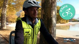 BSafe  The smart airbag for cyclists by Helite [upl. by Aihsenak376]