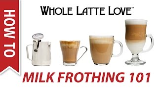 Milk Frothing for Beginners [upl. by Notgnihsaw]