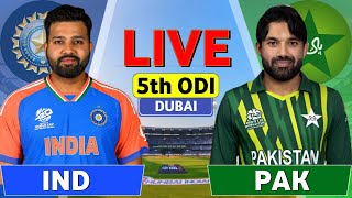 India Vs Pakistan Champion Trophy Match Live  IND vs PAK  Champion Trophy 5th ODI Match Live [upl. by Caravette]