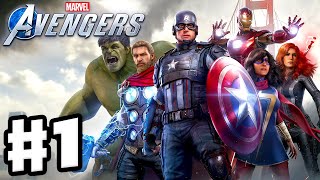 Avengers Earths Mightest Heroes  The Avengers vs Ultron 1st Fight [upl. by Aphrodite]