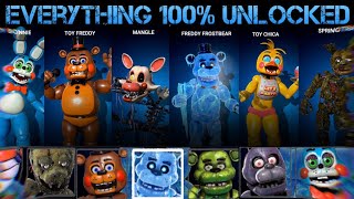 GUIDE How to Unlock EVERY PLUSH SUIT amp CPU In FNaF AR Special Delivery [upl. by Holbrooke]