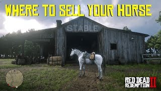 Red Dead Redemption 2  Where And How To Sell A Horse [upl. by Jit311]