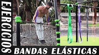 GUÍA DE EJERCICIOS CON BANDAS ELÁSTICAS  Calistenia y Street Workout [upl. by Drhacir]