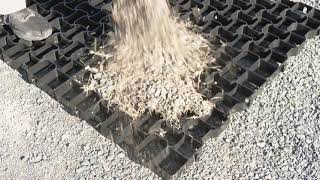 How to Install Geogrid Cellular Paving Tiles [upl. by Ardet]