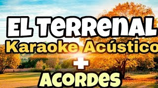 Terrenal  Julion Alvarez  Karaoke Acustico  Acordes  letra [upl. by Kyred]