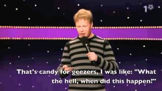 Swedish comedian Johan Glans with English subtitles [upl. by Conley]