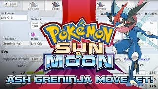 AshGreninja Moveset Guide How to use AshGreninja Pokemon Sun and Moon w PokeaimMD [upl. by Rramaj748]