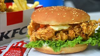 KFC Style Zinger Burger Recipe by Lively Cooking [upl. by Waylen636]