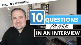 10 Questions to Ask The Interviewer In Your Job Interview Interview Prep Tips [upl. by Notnef]