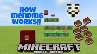 How to use Mending Tutorial for Minecraft Bedrock and Java [upl. by Acirderf601]