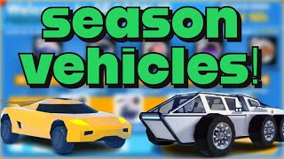 All 25 Season Vehicles Ranked  Roblox Jailbreak [upl. by Mallina]