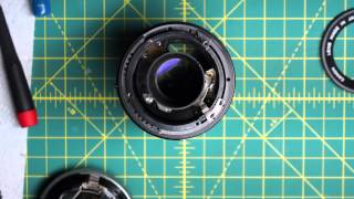 Canon FD SC 135mm f35 Lens Disassembly [upl. by Gnort850]