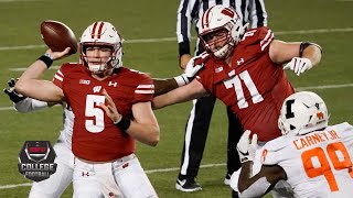 Illinois Fighting Illini vs Wisconsin Badgers  2020 College Football Highlights [upl. by Gnat31]