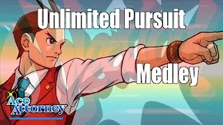 Unlimited Pursuit Medley  Phoenix Wright Ace Attorney ExtremeMashup [upl. by Anyrb]