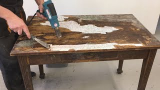 How to restore an old table for beginner [upl. by Warton]