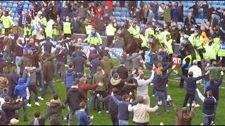 Millwall Fans Pitch Invasion [upl. by Olumor]