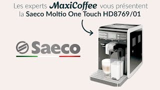 Saeco Moltio  Machine à café automatique  Le Test MaxiCoffee [upl. by Ecirtaeb167]