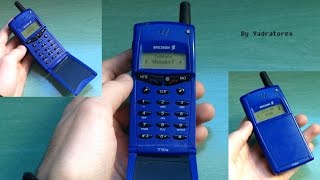 Ericsson T10s retro review old ringtones brick phone from 1999 Vintage [upl. by Aidne]