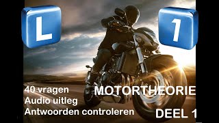 Rijbewijs A Motor Deel 1 40 vragen [upl. by Winther]