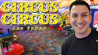 Exploring the Circus Circus arcade in Las Vegas [upl. by Gwenny]