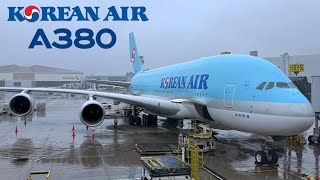 🇺🇸 Los Angeles LAX to Seoul ICN 🇰🇷 Korean Air Airbus A380  FULL FLIGHT REPORT Polar route [upl. by Lleznol]