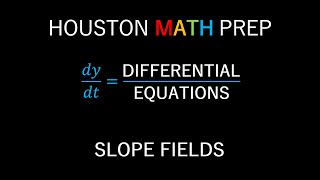 Slope Fields FirstOrder Differential Equations [upl. by Eatnhoj399]